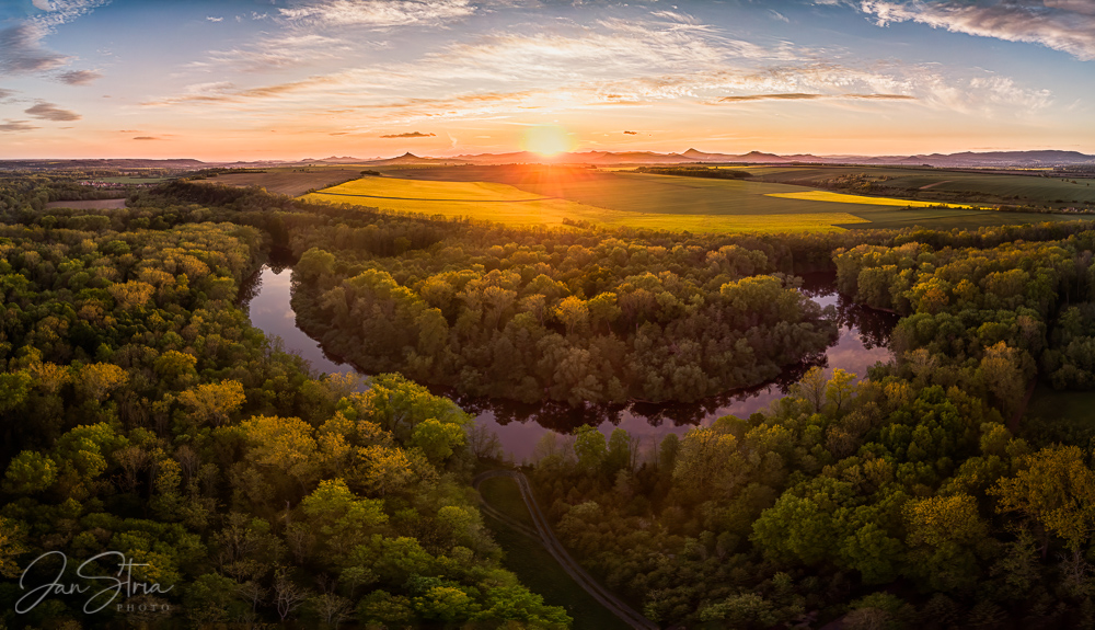 Spring Colorful Sunset