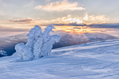 Mountain Winter Sunrise